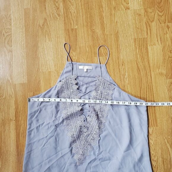 WAYF | Posie Lace Up Cami in Purple - [size XXL] - Picture 8 of 11